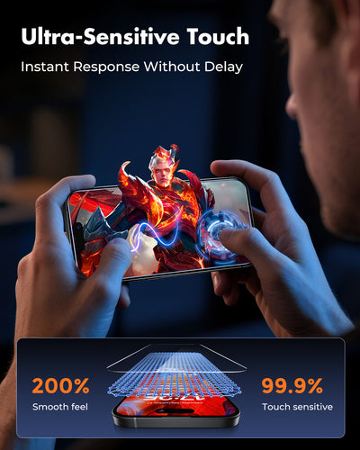 iPhone 15 Series Military-Grade Shatterproof Tempered Glass