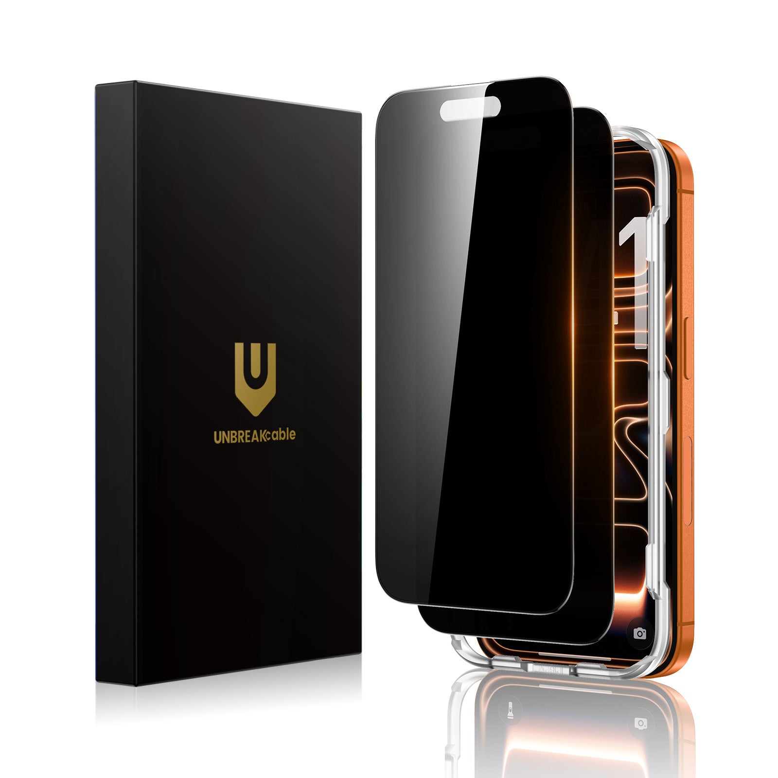 Privacy Screen Protector for iPhone 17 Series, Full Coverage Shatterproof Tempered Glass,2-Pack