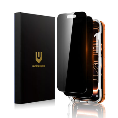 Privacy Screen Protector for iPhone 17 Series, Full Coverage Shatterproof Tempered Glass,2-Pack