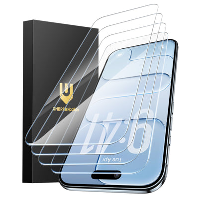 Screen Protector for iPhone 17 Air, Double Shatterproof Tempered Glass