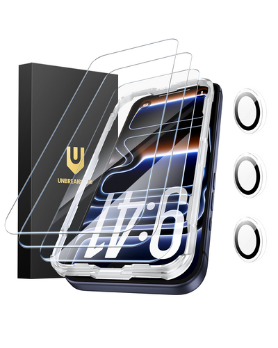 iPhone 17 Series Screen Protector 3-Pack with Camera Protection