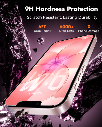 Screen Protector for iPhone 17 e, Double Shatterproof Tempered Glass