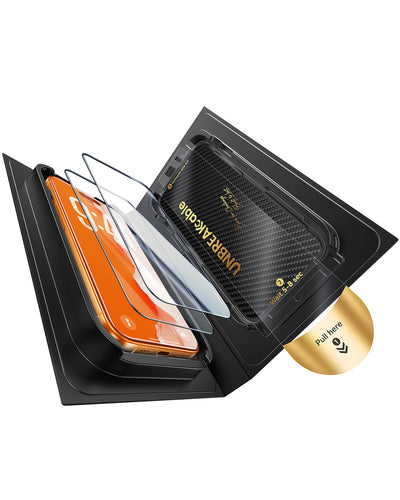 iPhone 17 Series Screen Protector Quick-Installation Box, 9H+ Hardness Shatterproof Tempered Glass, 3-Pack