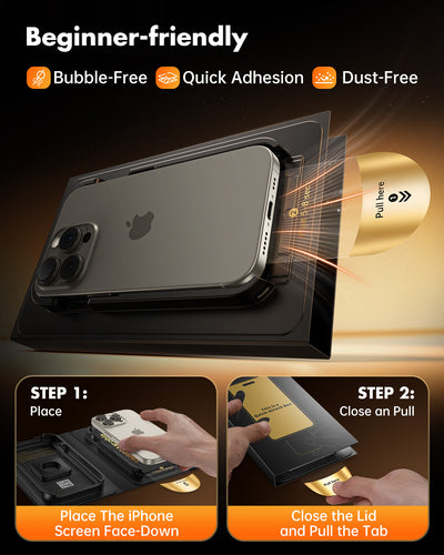 3 Pack Full Coverage Tempered Glass [28° Anti-Spy] [9H Hardness]