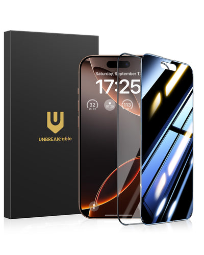 Screen Protector for iPhone 16 Series - Privacy Tempered Glass+Clear Glass Double Shatterproof