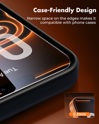 Screen Protector for iPhone 17 Pro, Double Shatterproof Tempered Glass