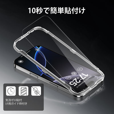 Screen Protector for iPhone 16 Series, Double Shatterproof Tempered Glass