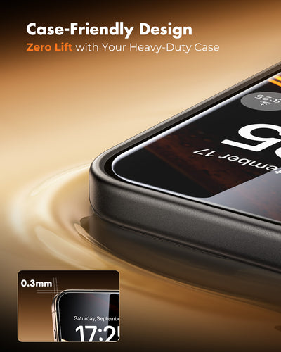 iPhone 16 Series Screen Protector, AR Anti Reflection 9H+ Tempered Glass,2-Pack