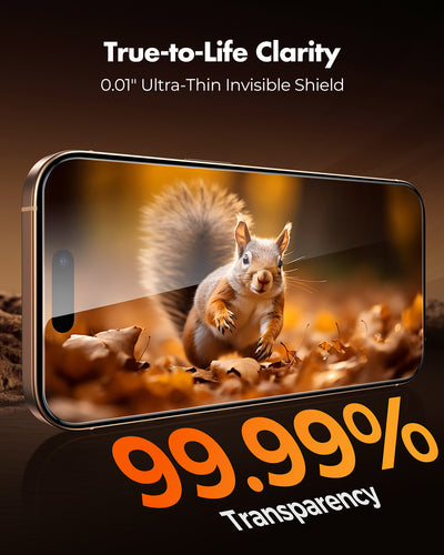 iPhone 16 Series Screen Protector with Lens Protector, Case friendly