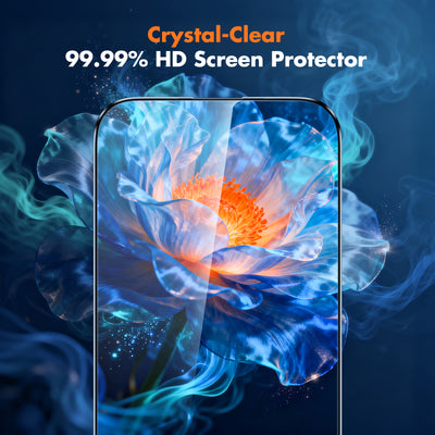 iPhone 16 Series Screen Protector, Shatterproof Tempered Glass, 3-Pack