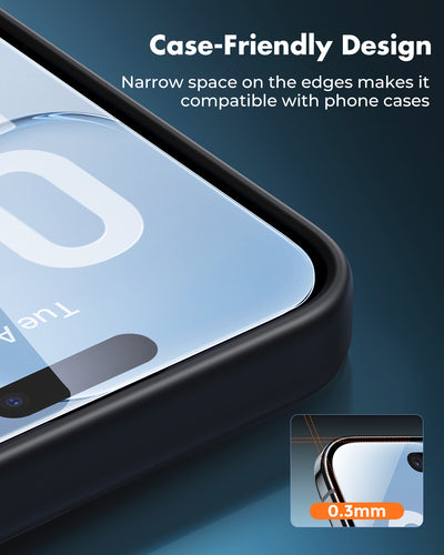 Screen Protector for iPhone 17 Air, Double Shatterproof Tempered Glass