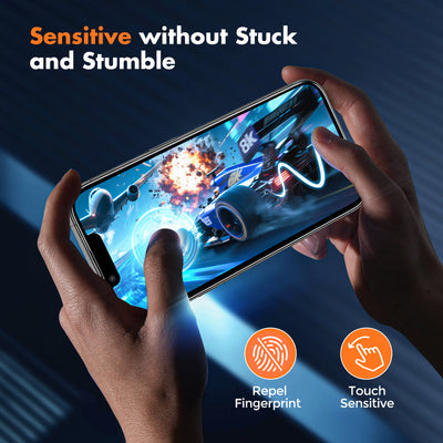 iPhone 16 Series Screen Protector, Shatterproof Tempered Glass, 3-Pack