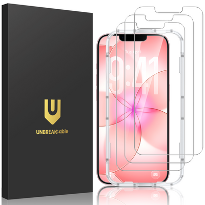 Screen Protector for iPhone 17 e, Double Shatterproof Tempered Glass
