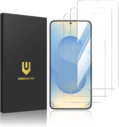 UNBREAKcable 3-Pack Screen Protector for Samsung Galaxy S25+ Tempered Glass 9H