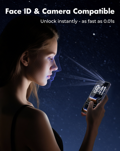 Privacy Screen Protector for iPhone 16 Series,Full Coverage Tempered Glass- 3 Pack