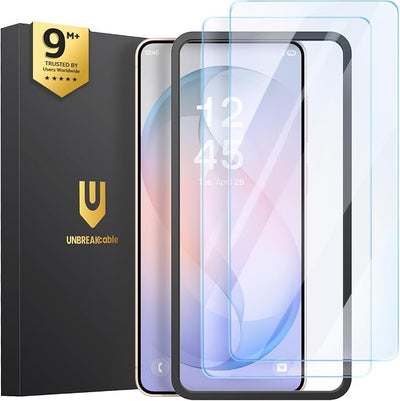 UNBREAKcable 2-Pack Screen Protector for Samsung Galaxy S26 Plus Tempered Glass 9H