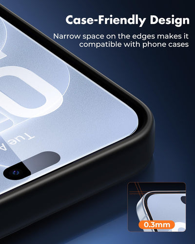 UNBREAKcable 3-Pack Screen Protector Tempered Glass