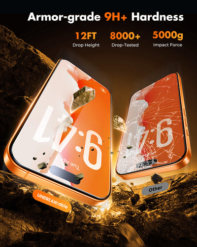 iPhone 17 Series Screen Protector, Tempered Glass with Auto-Align Tech for Easy Install, Full-Coverage Protection - 3 Pack