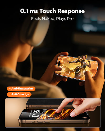 iPhone 16 Series Screen Protector, AR Anti Reflection 9H+ Tempered Glass,2-Pack