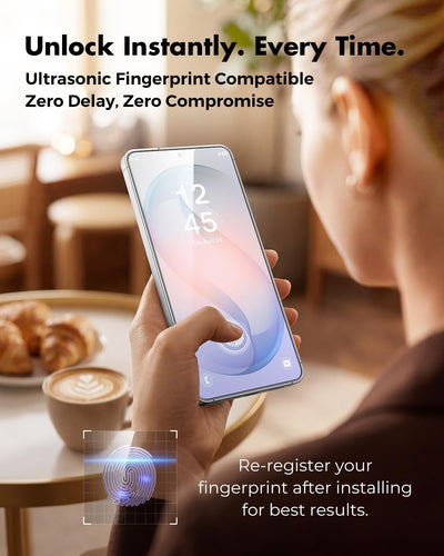 UNBREAKcable 2-Pack Screen Protector for Samsung Galaxy S26 Plus Tempered Glass 9H