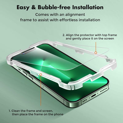 UNBREAKcable 2-Pack Screen Protector for iPhone 14 Plus/13 Pro Max Tempered Glass 9H