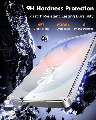 UNBREAKcable 2-Pack Screen Protector for Samsung Galaxy S26 Plus Tempered Glass 9H