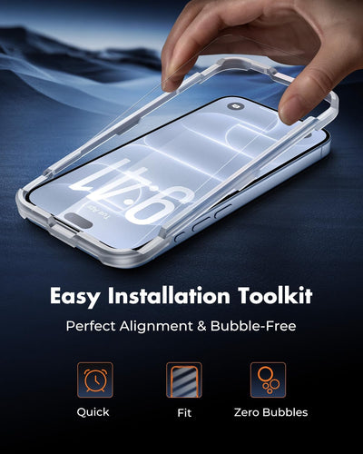 UNBREAKcable 3-Pack Screen Protector Tempered Glass