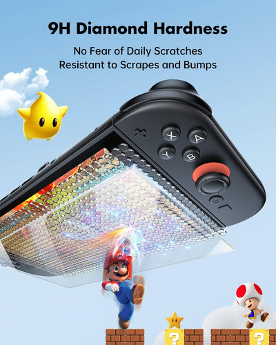 UNBREAKcable 2-Pack Screen Protector for Nintendo Switch 2 7.9" Tempered Glass 9H