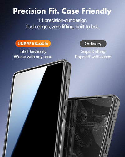 UNBREAKcable 2-Pack Screen Protector for Samsung Galaxy S26 Plus Tempered Glass 9H