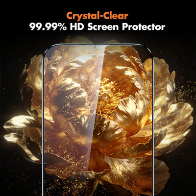 UNBREAKcable 3-Pack Screen Protector for iPhone 15 Pro Tempered Glass 9H