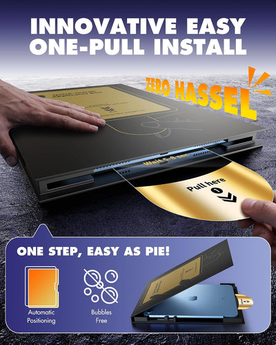 UNBREAKcable 3-Pack Screen Protector for iPad A16 11th Gen 2025/10th Gen 2022 Tempered Glass 9H