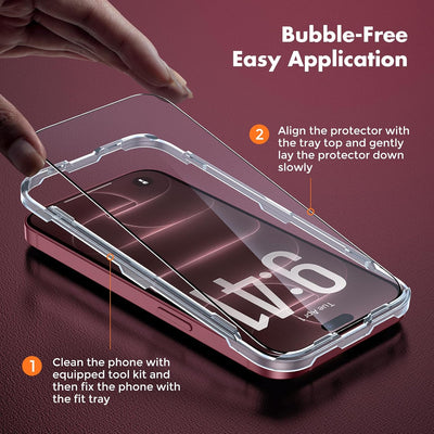 UNBREAKcable 3-Pack Screen Protector Tempered Glass 9H