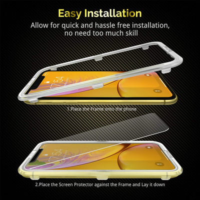 UNBREAKcable 3-Pack Screen Protector for iPhone 11/XR Tempered Glass 9H