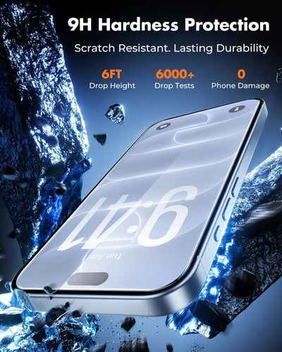 UNBREAKcable 3-Pack Screen Protector Tempered Glass