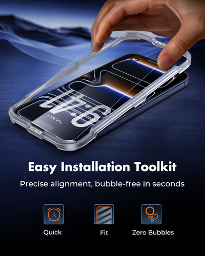 iPhone 17 Series Screen Protector 3-Pack with Camera Protection