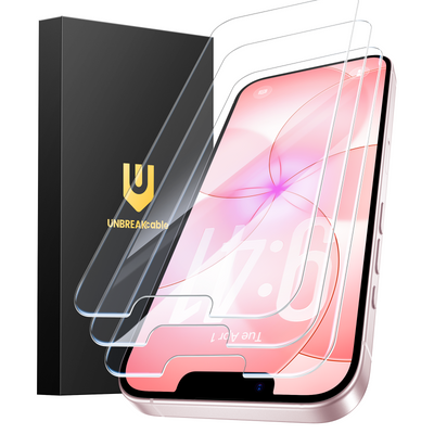 Screen Protector for iPhone 17 e, Double Shatterproof Tempered Glass