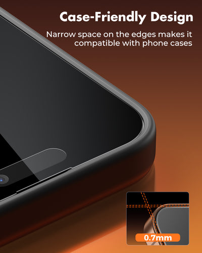 Screen Protector for iPhone 16 Series - Privacy Tempered Glass+Clear Glass Double Shatterproof