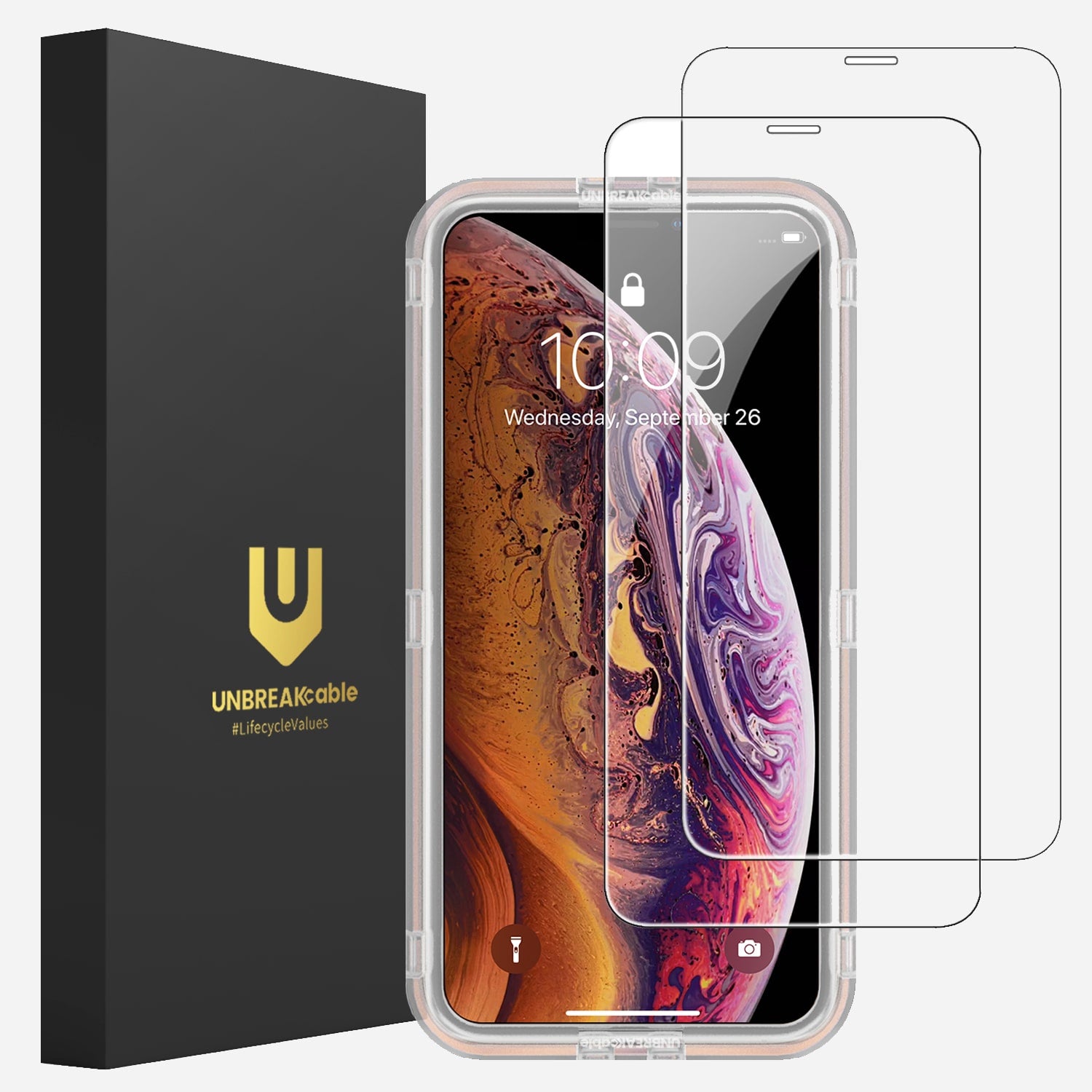 iphone X/XS screen protector with iphone X