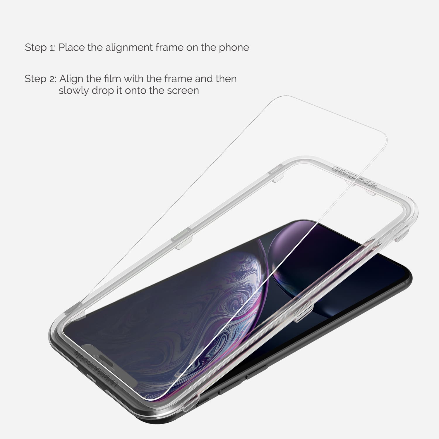 UNBREAKcable Compatible with iPhone XR Screen Protector, iPhone 11 Screen Protector 3-Pack 6.1 inch, 9H Premium Tempered Glass Screen Protector for