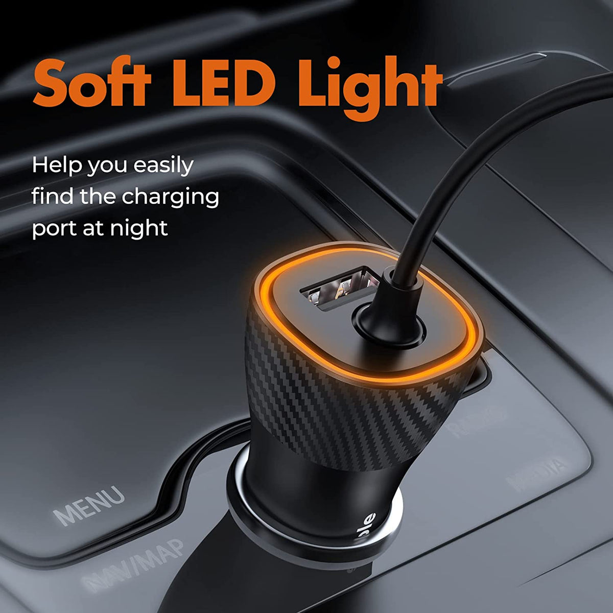 USB Mini Car Charger 32W/4A