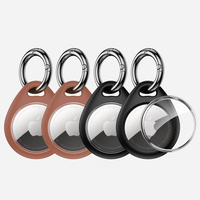 4-Pack AirTag Case with Keychain
