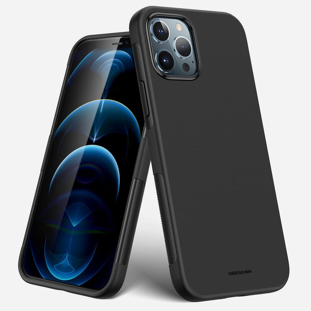iPhone 14/13/12 Series Protective Case Cover - Black