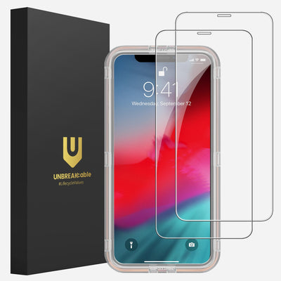 iPhone XS/X/11 Pro Full Screen Protector - 2 Packs [Double Toughened]
