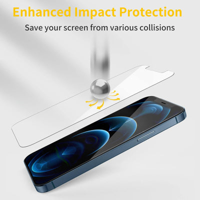 Tempered Glass Screen Protector for iPhone 12 Pro Max - 3 Packs - Screen Protector